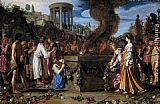 Pieter Lastman Orestes and Pylades Disputing at the Altar painting